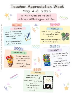 Teacher Appreciation Week Flyer